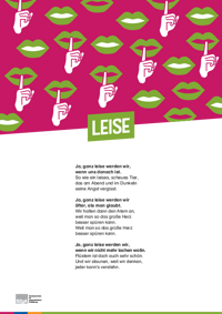 Lied - Leise Screen vom Liedtext "Leise"