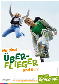 Poster "Wir sind Über-Flieger – Und ihr?" Poster "Wir sind Über-Flieger – Und ihr?"